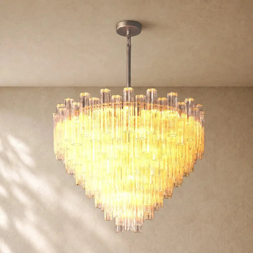 Tronchy Glass Round Chandelier - Zelno