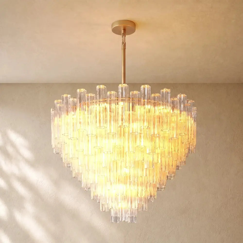 Tronchy Glass Round Chandelier - Zelno