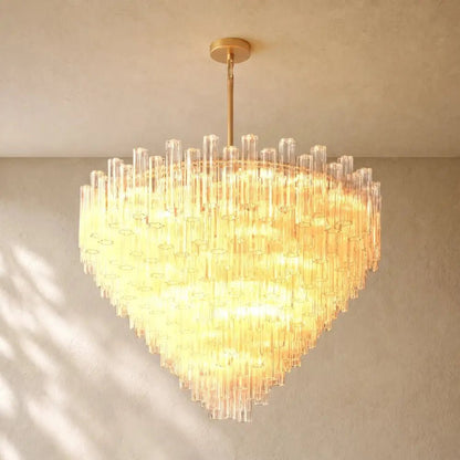 Tronchy Glass Round Chandelier - Zelno