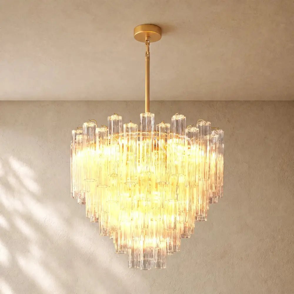 Tronchy Glass Round Chandelier - Zelno