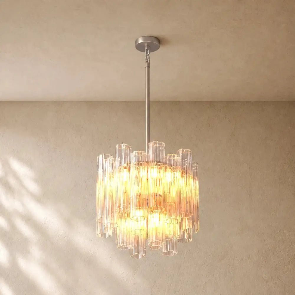 Tronchy Glass Round Chandelier - Zelno