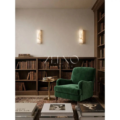 Tropez Alabaster Wall Sconce - Zelno