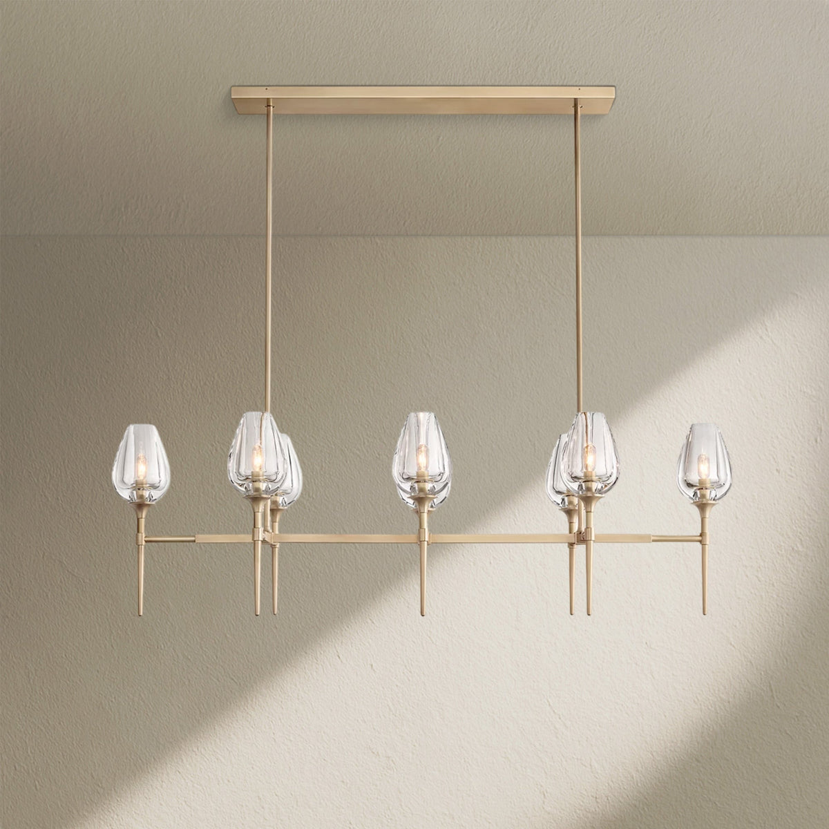 Tulfze Linear Chandelier 52"65" - Zelno