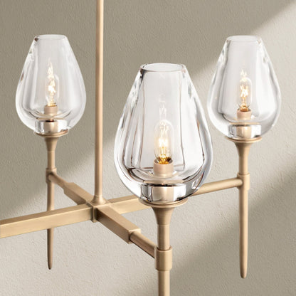 Tulfze Linear Chandelier 52"65" - Zelno