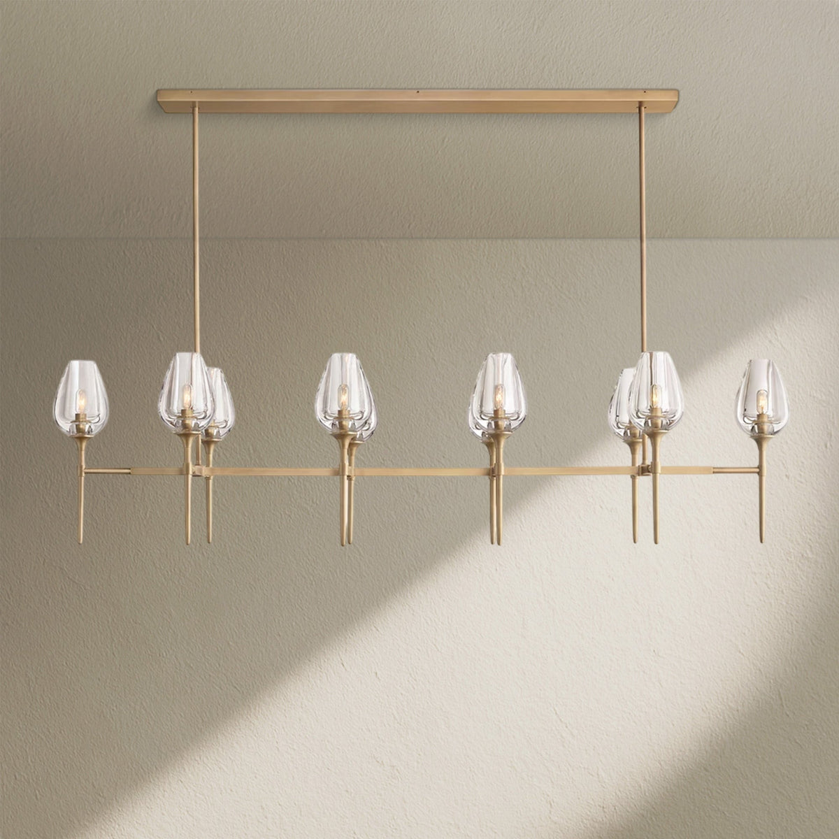 Tulfze Linear Chandelier 52"65" - Zelno