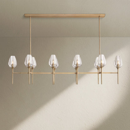 Tulfze Linear Chandelier 52"65" - Zelno
