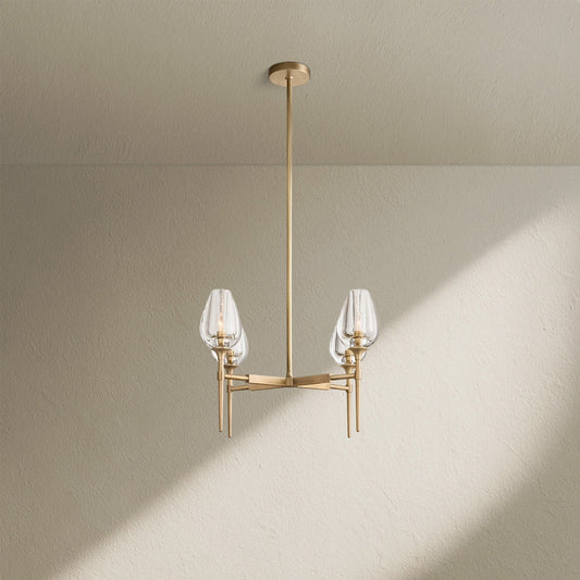 Tulfze Round Chandelier 27"42"54" - Zelno