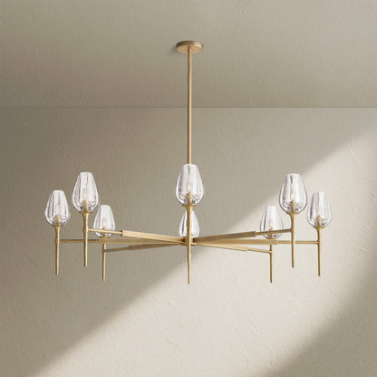 Tulfze Round Chandelier 27"42"54" - Zelno
