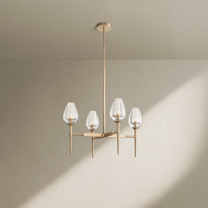 Tulfze Round Chandelier 27"42"54" - Zelno