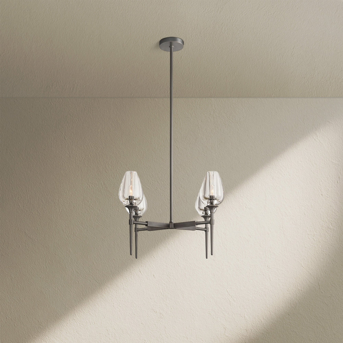 Tulfze Round Chandelier 27"42"54" - Zelno