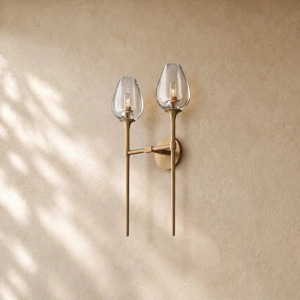 Tulipa Double Sconce - Zelno