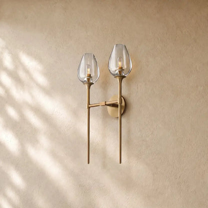 Tulipa Double Sconce - Zelno