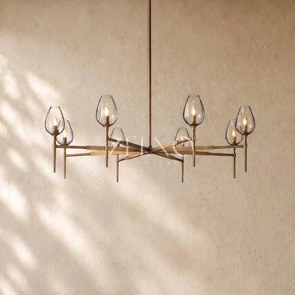 Tulipa Round Chandelier - Zelno
