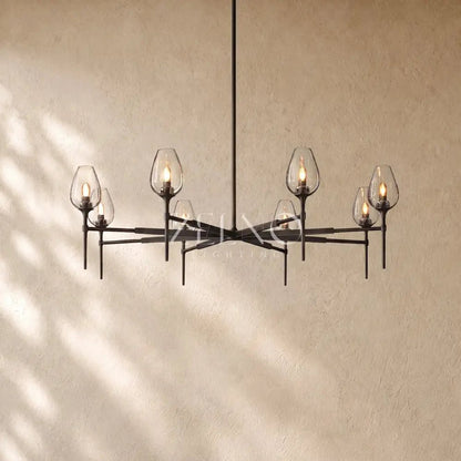 Tulipa Round Chandelier - Zelno