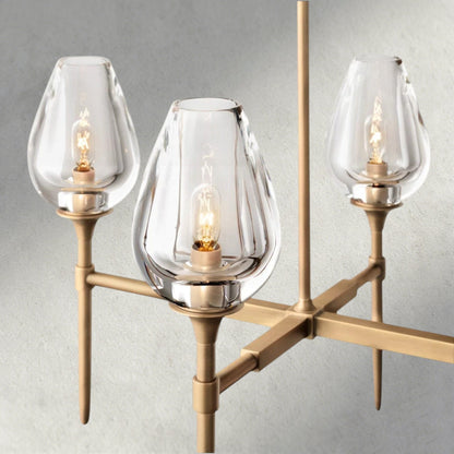 Tuple Linear Chandelier 52", 65" - Zelno