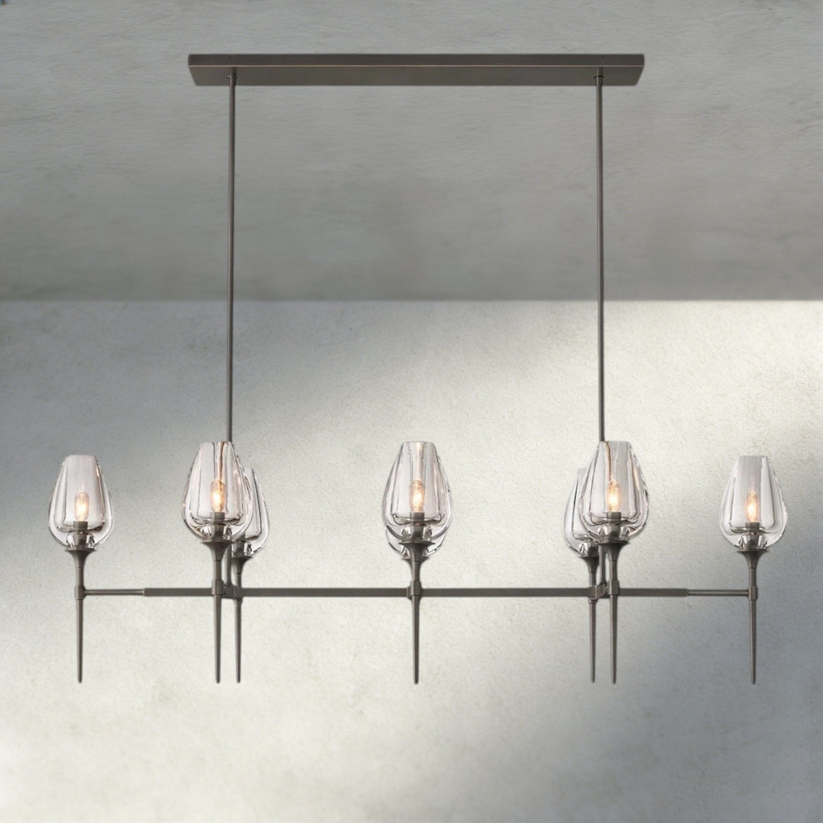 Tuple Linear Chandelier 52", 65" - Zelno