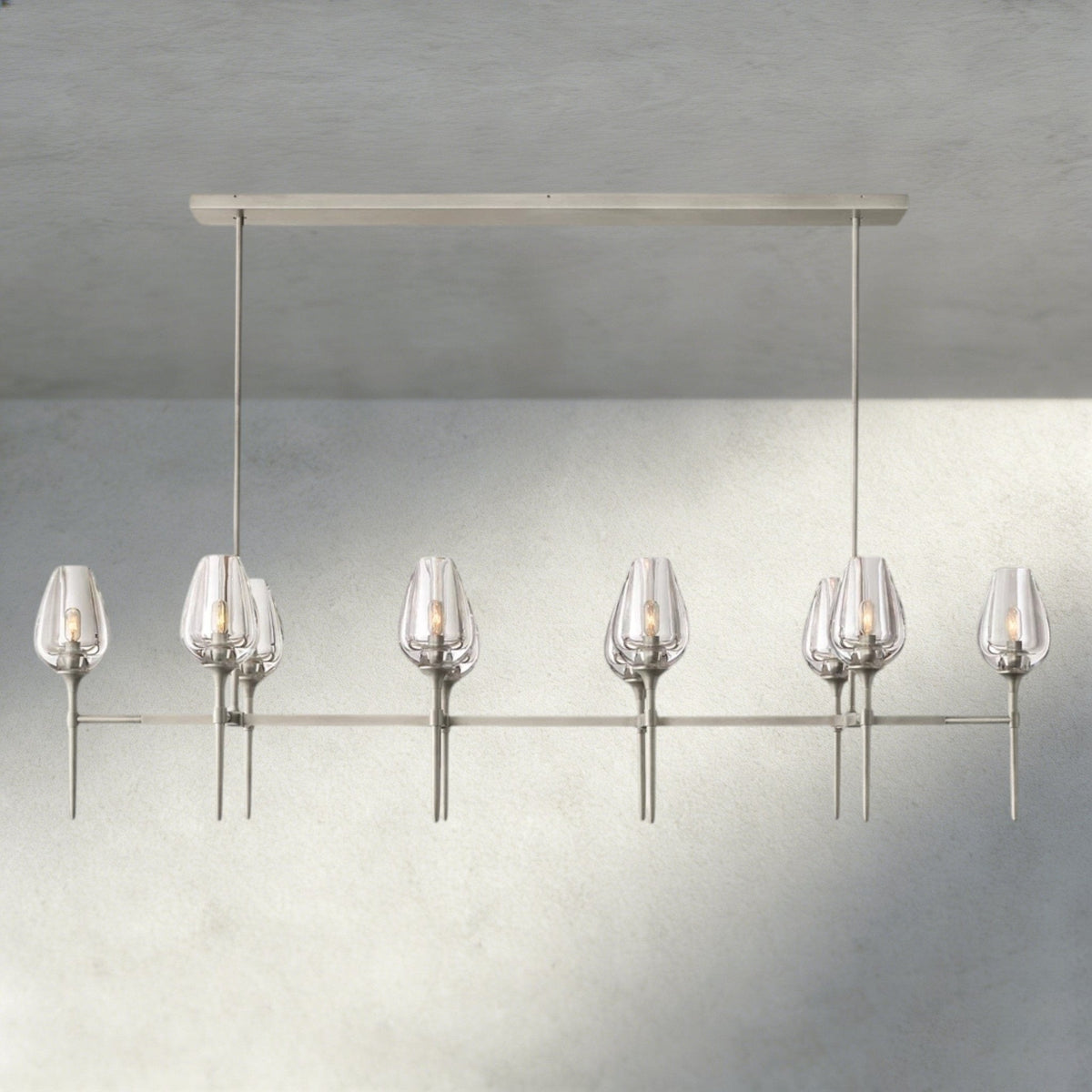 Tuple Linear Chandelier 52", 65" - Zelno