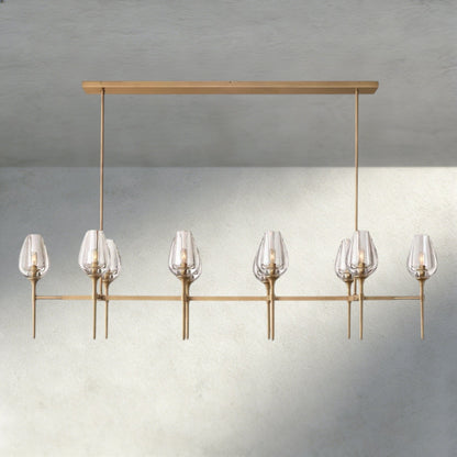 Tuple Linear Chandelier 52", 65" - Zelno