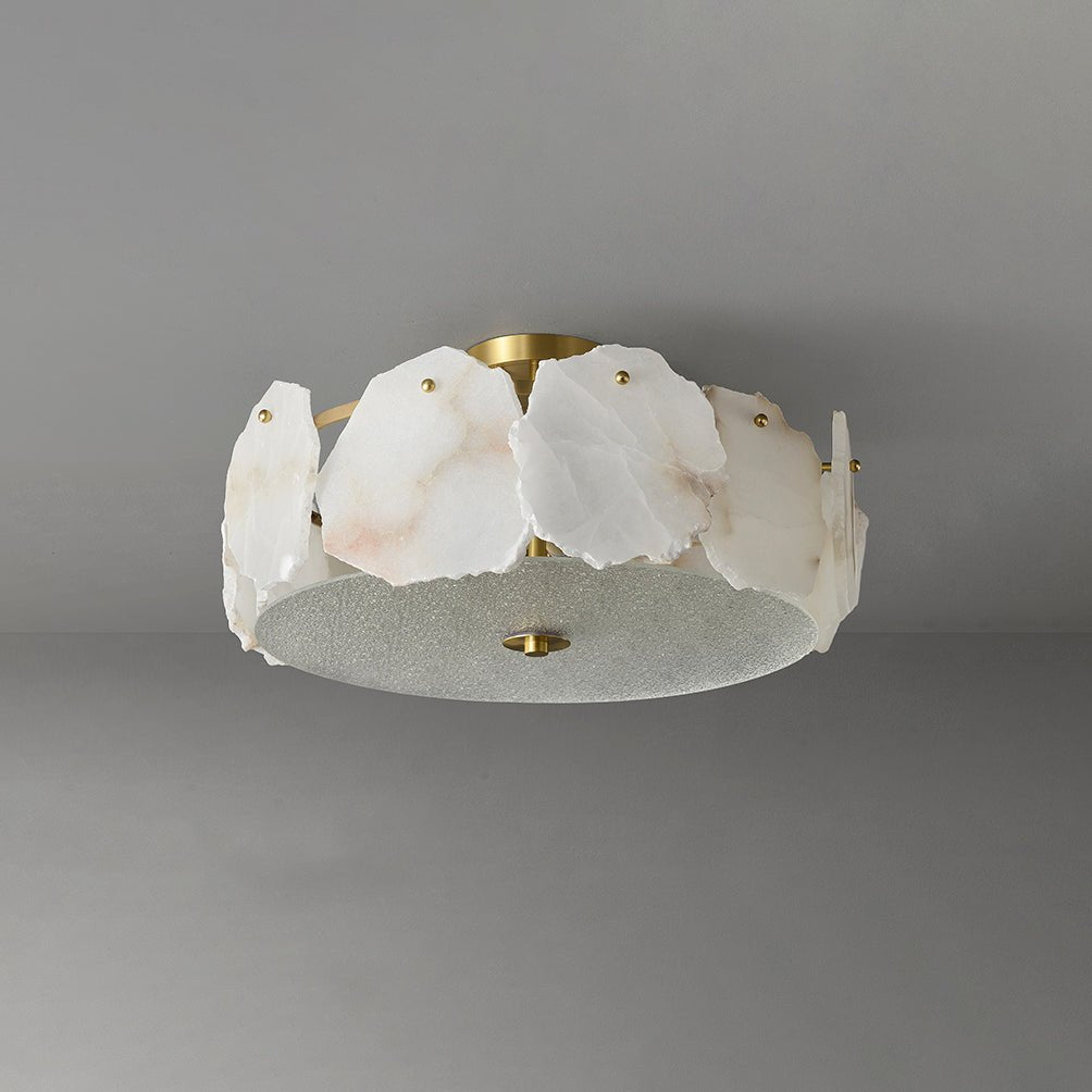 Valeria Alabaster Ceiling Lamp - Zelno Lighting