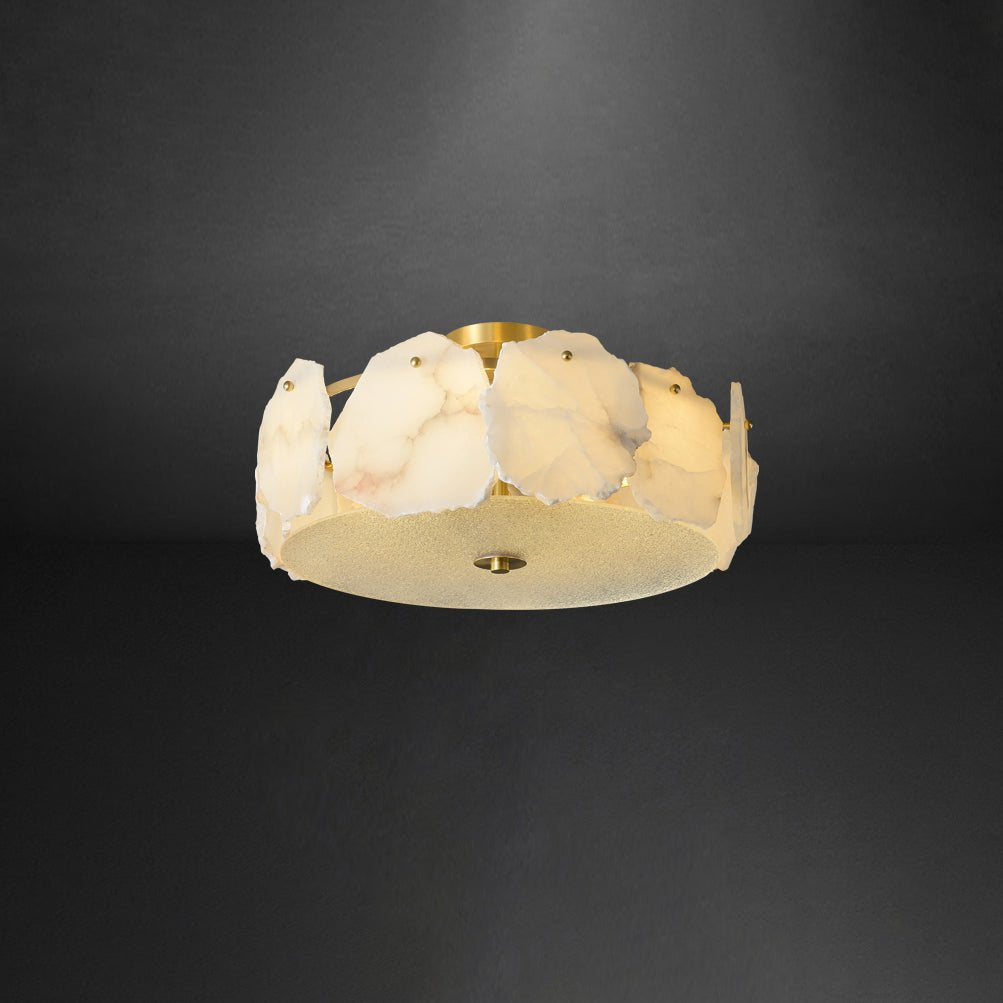 Valeria Alabaster Ceiling Lamp - Zelno Lighting