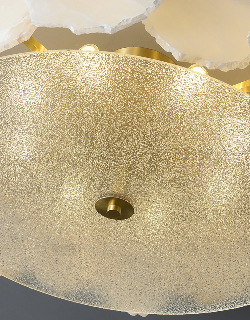 Valeria Alabaster Ceiling Lamp - Zelno Lighting