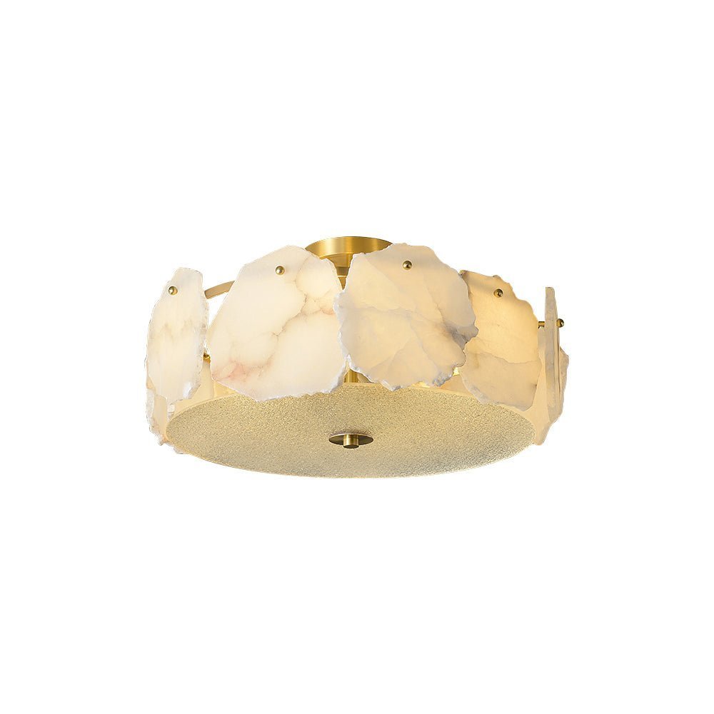 Valeria Alabaster Ceiling Lamp - Zelno Lighting