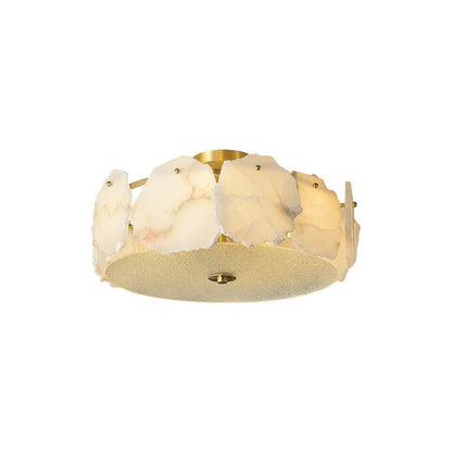 Valeria Alabaster Ceiling Lamp - Zelno Lighting