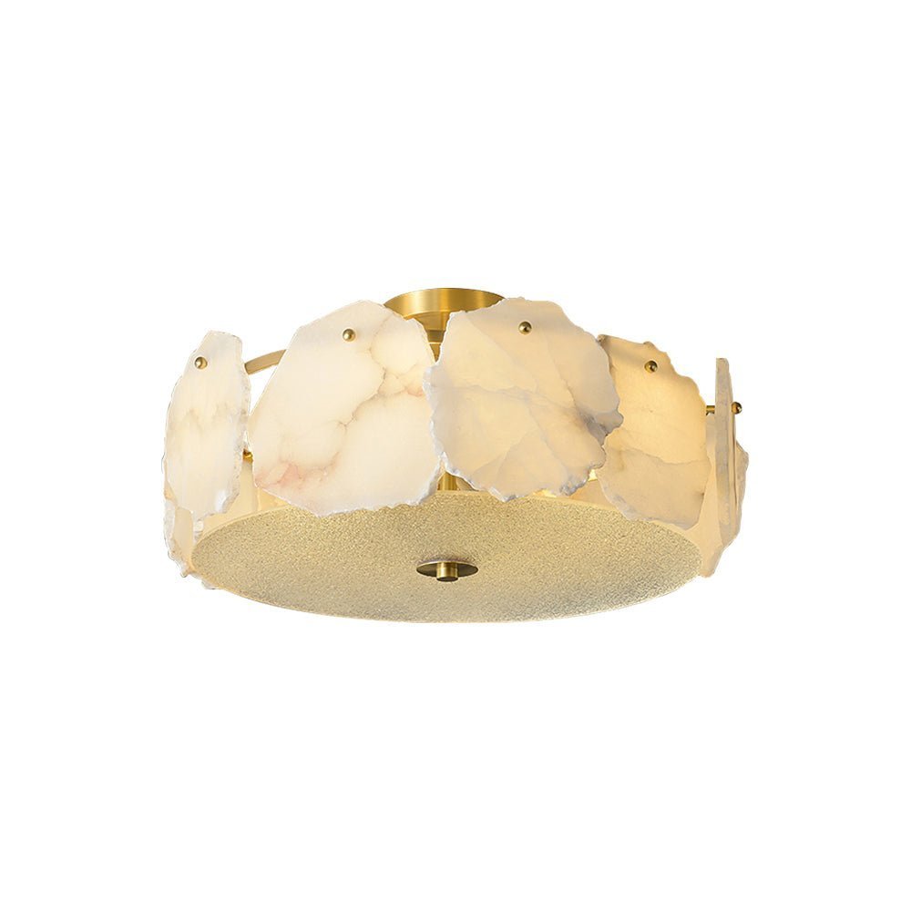 Valeria Alabaster Ceiling Lamp - Zelno Lighting