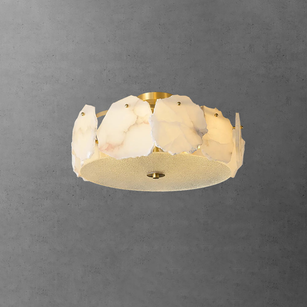 Valeria Alabaster Ceiling Lamp - Zelno Lighting
