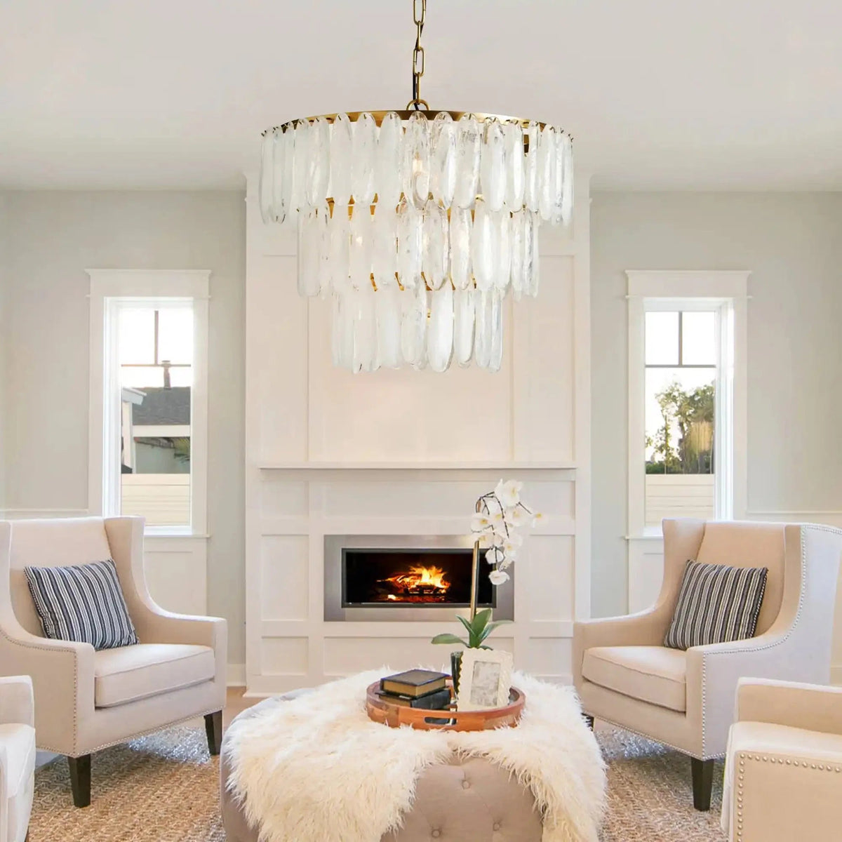 Verna 3-Tier Chandelier - Zelno Lighting