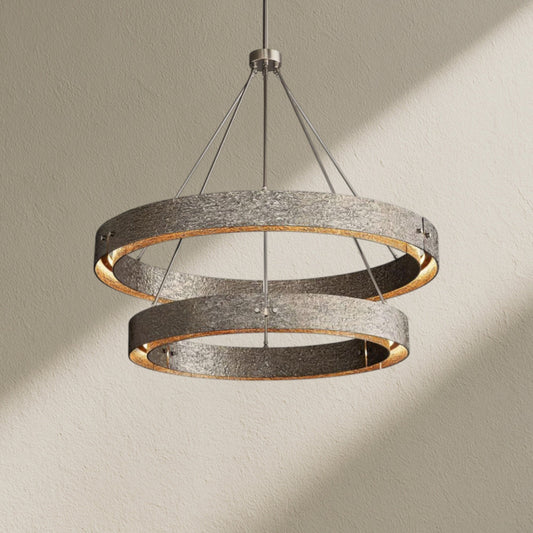 veufz Two-Tier Round Chandelier D 60" - Zelno