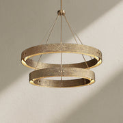 veufz Two-Tier Round Chandelier D 60" - Zelno