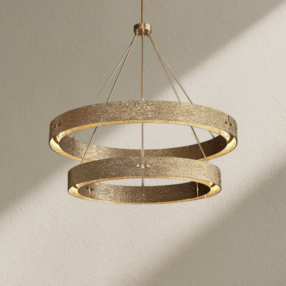 veufz Two-Tier Round Chandelier D 60" - Zelno