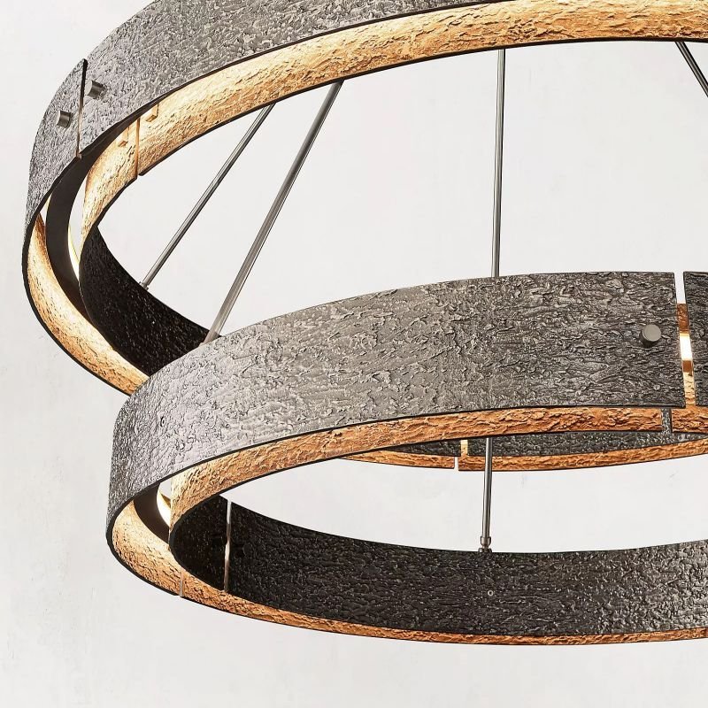 Vilary 2-tier Round Chandelier 60" - Zelno Lighting