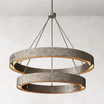 Vilary 2-tier Round Chandelier 60" - Zelno Lighting