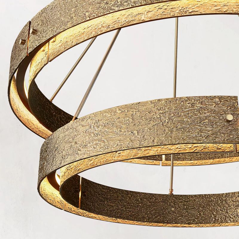 Vilary 2-tier Round Chandelier 60" - Zelno Lighting
