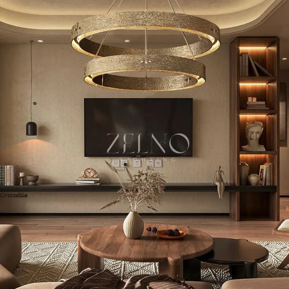 Vilary 2-tier Round Chandelier - Zelno