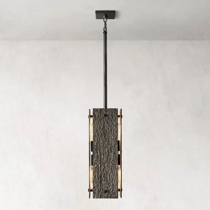 Vilary Rectangular Pendant 19" - Zelno Lighting