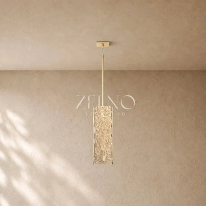 Vilary Rectangular Pendant - Zelno