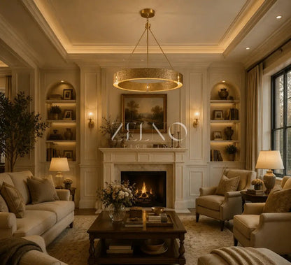 Vilary Round Chandelier - Zelno