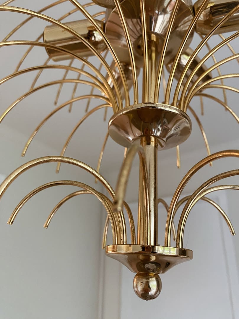 Vintage – Murano chandelier – Teardrop – 68 drops – Clear - Zelno Lighting