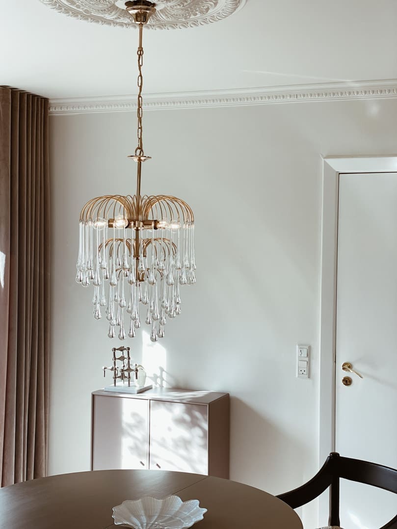 Vintage – Murano chandelier – Teardrop – 68 drops – Clear - Zelno Lighting
