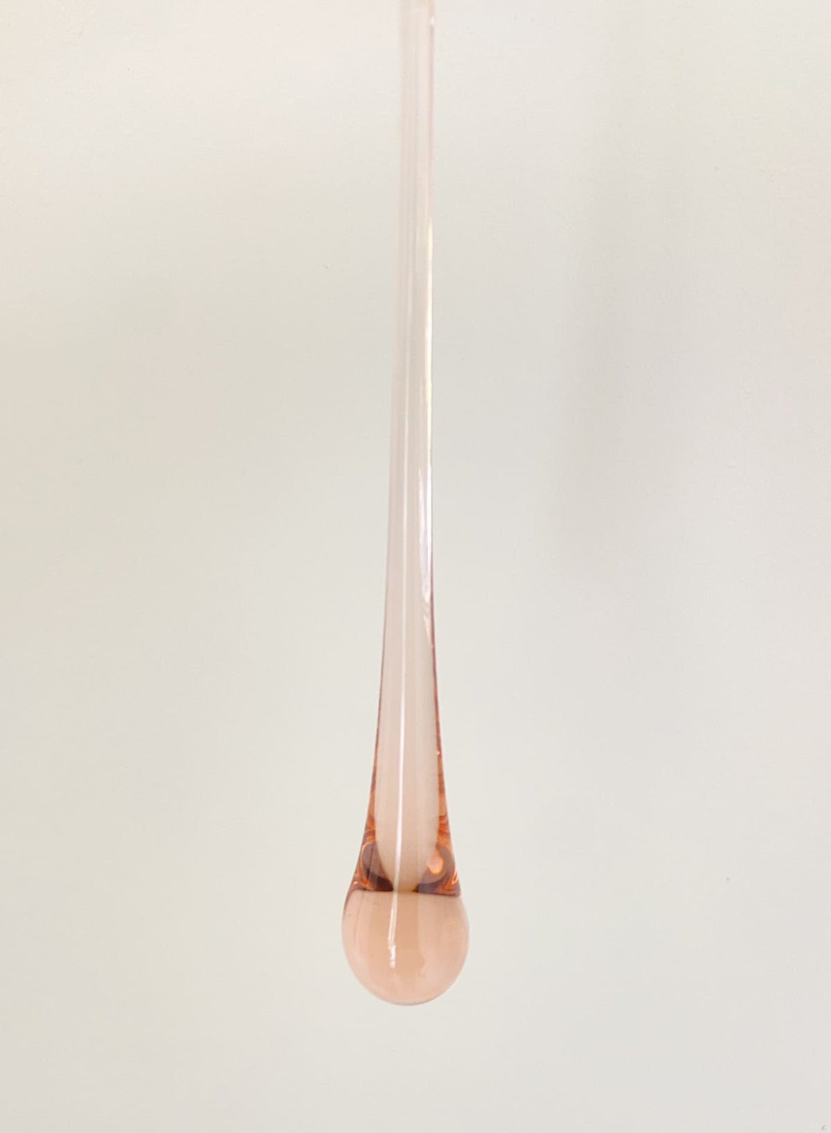 Vintage – Murano Teardrops Chandelier – 70s – Pink prisms - Zelno Lighting