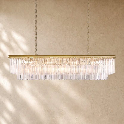 1920s  Rectangular Chandelier 40" 49" 59"