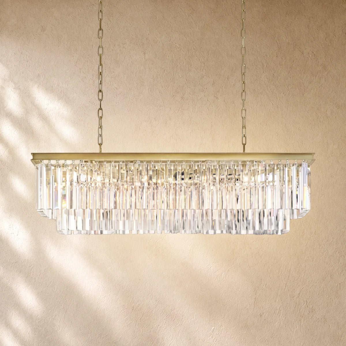 1920s  Rectangular Chandelier 40" 49" 59"