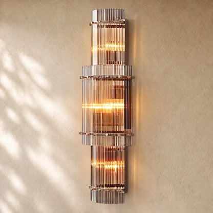 San Marcon Glass Grand Round Sconce
