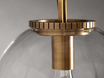 Wescotte Globe Pendant with Chain - Zelno Lighting