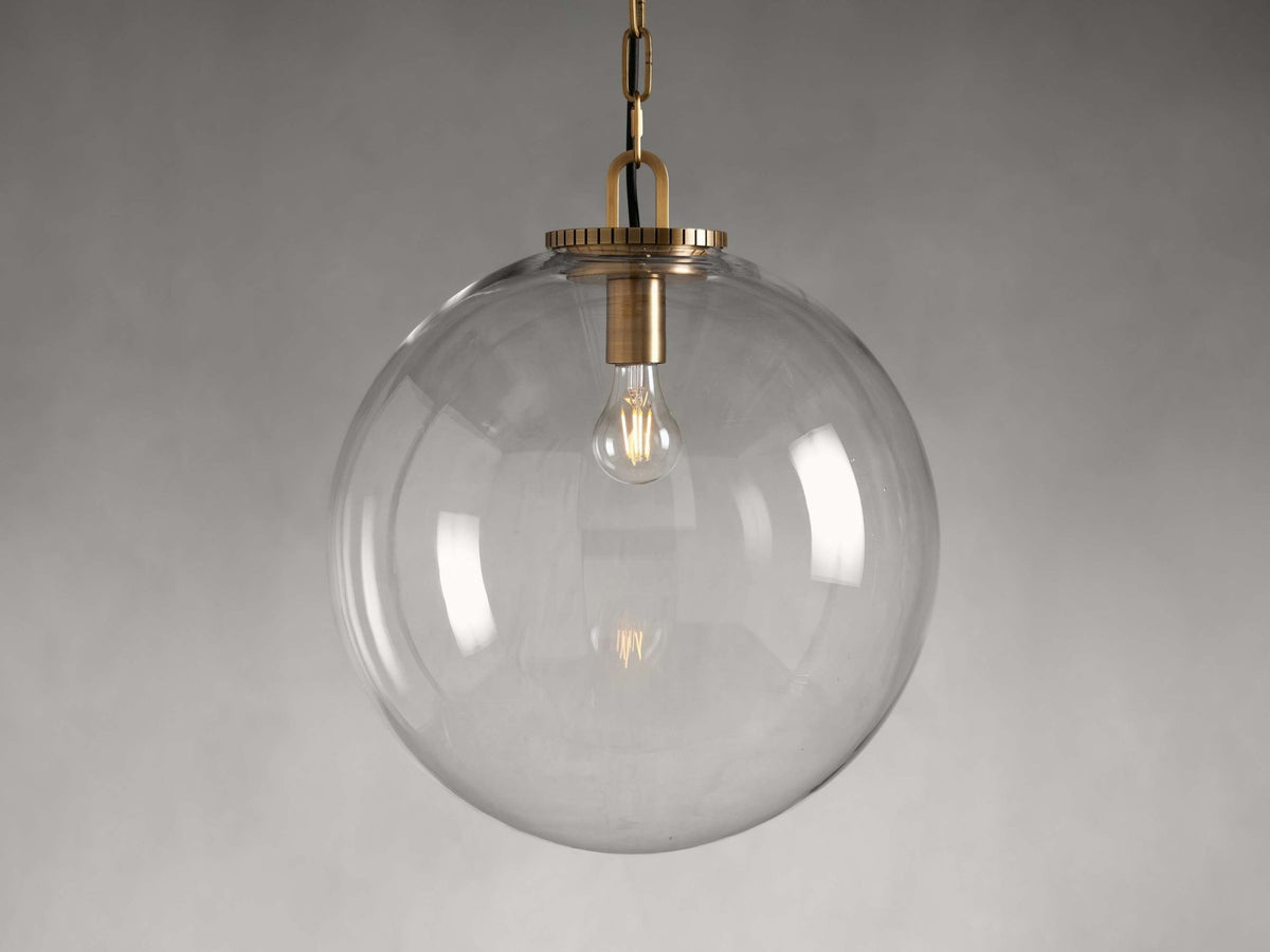 Wescotte Globe Pendant with Chain - Zelno Lighting