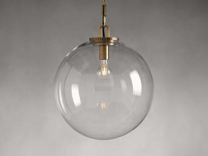 Wescotte Globe Pendant with Chain - Zelno Lighting