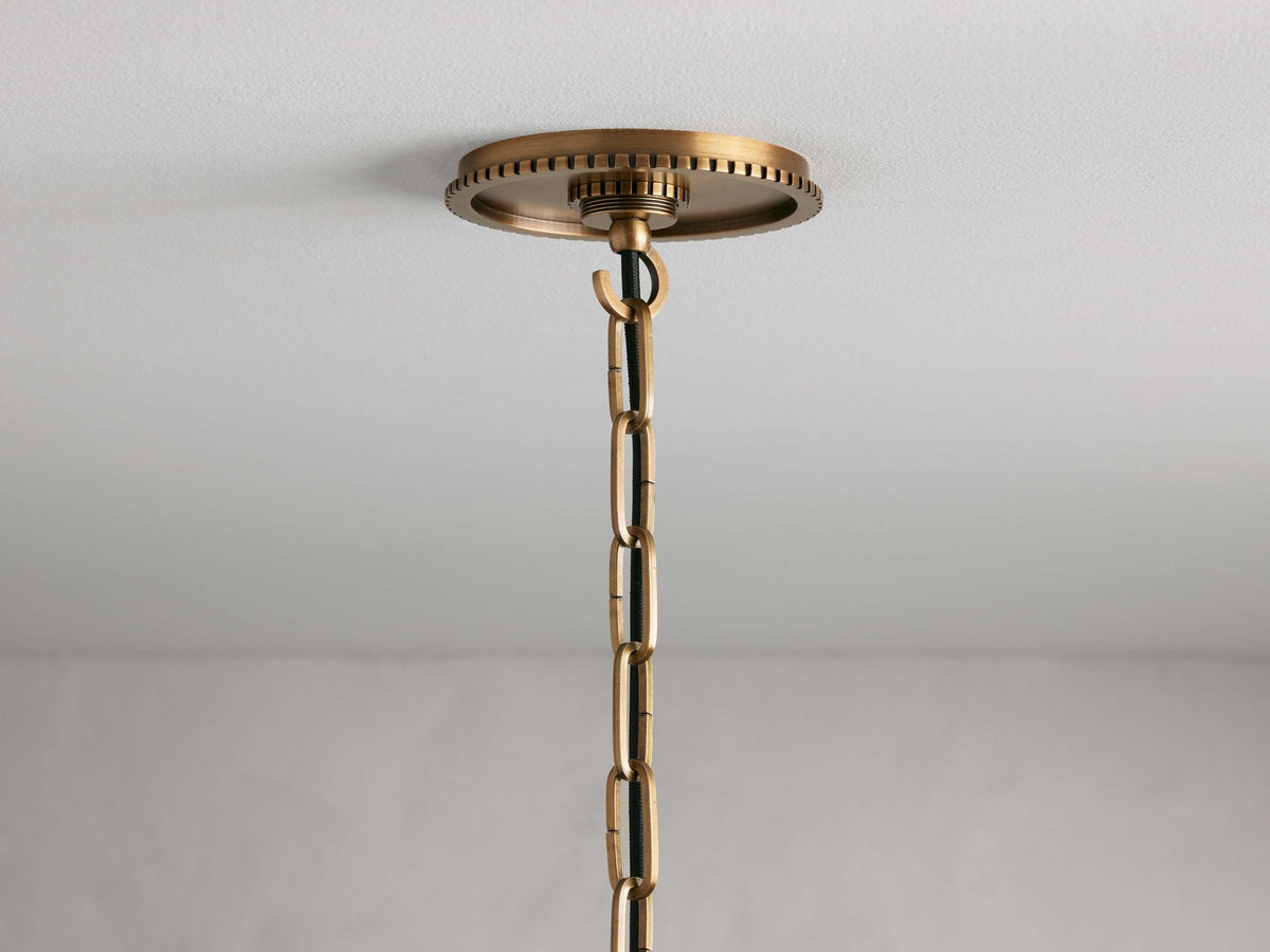 Wescotte Globe Pendant with Chain - Zelno Lighting